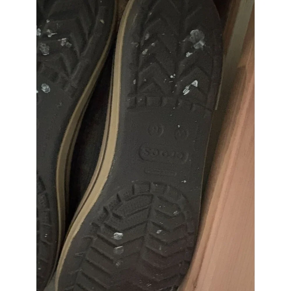 Ladies Crocs Flat Ballerina Crocband Slip-On Casual Flats Brown Size 6 - Picture 9 of 10